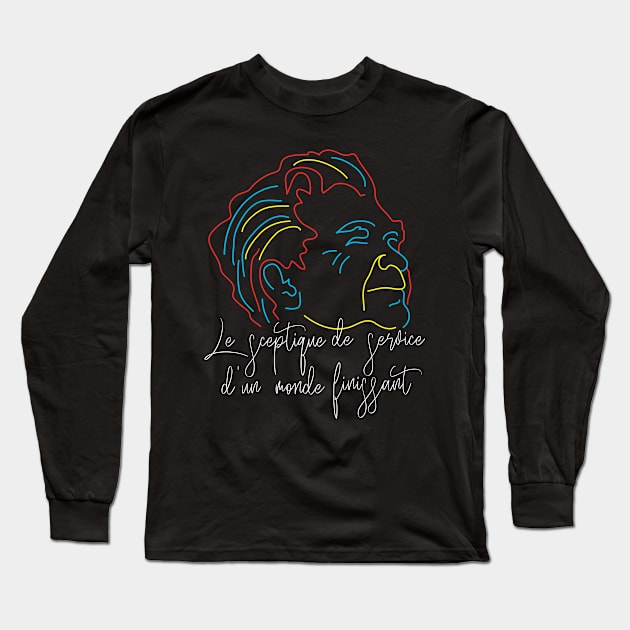 A tribute to Cioran Long Sleeve T-Shirt by jazzworldquest